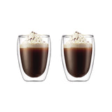 Double Wall Clear Glass Mugs, 11.8-oz, 2-pk O6U7 - product image 1
