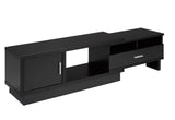 Darel 48-in Expandable Dark Cherry TV Stand with Storage Shelf and Cabinet N9B1 - product image 2