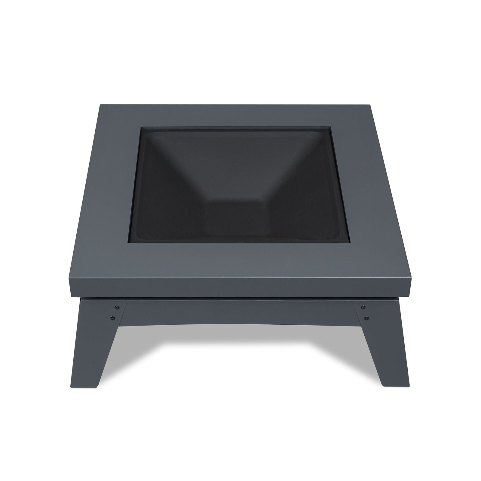 Square Steel Wood Burning Fire Pit in Gray, 37-in W1I6 - product image 3