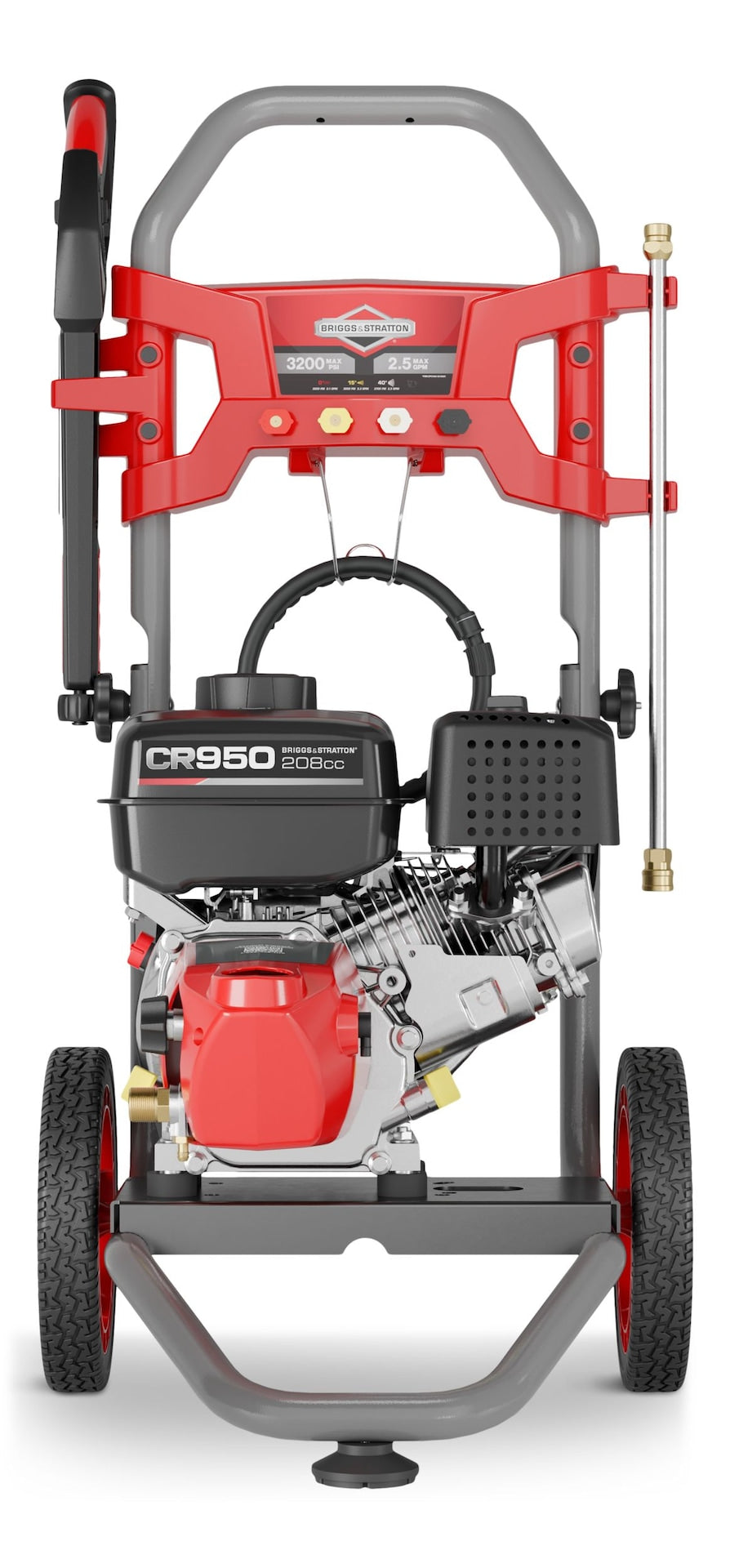 & Stratton 3200 PSI 2.5 GPM 208cc Engine Wheeled Gas Pressure Washer U9X5 - product image 4