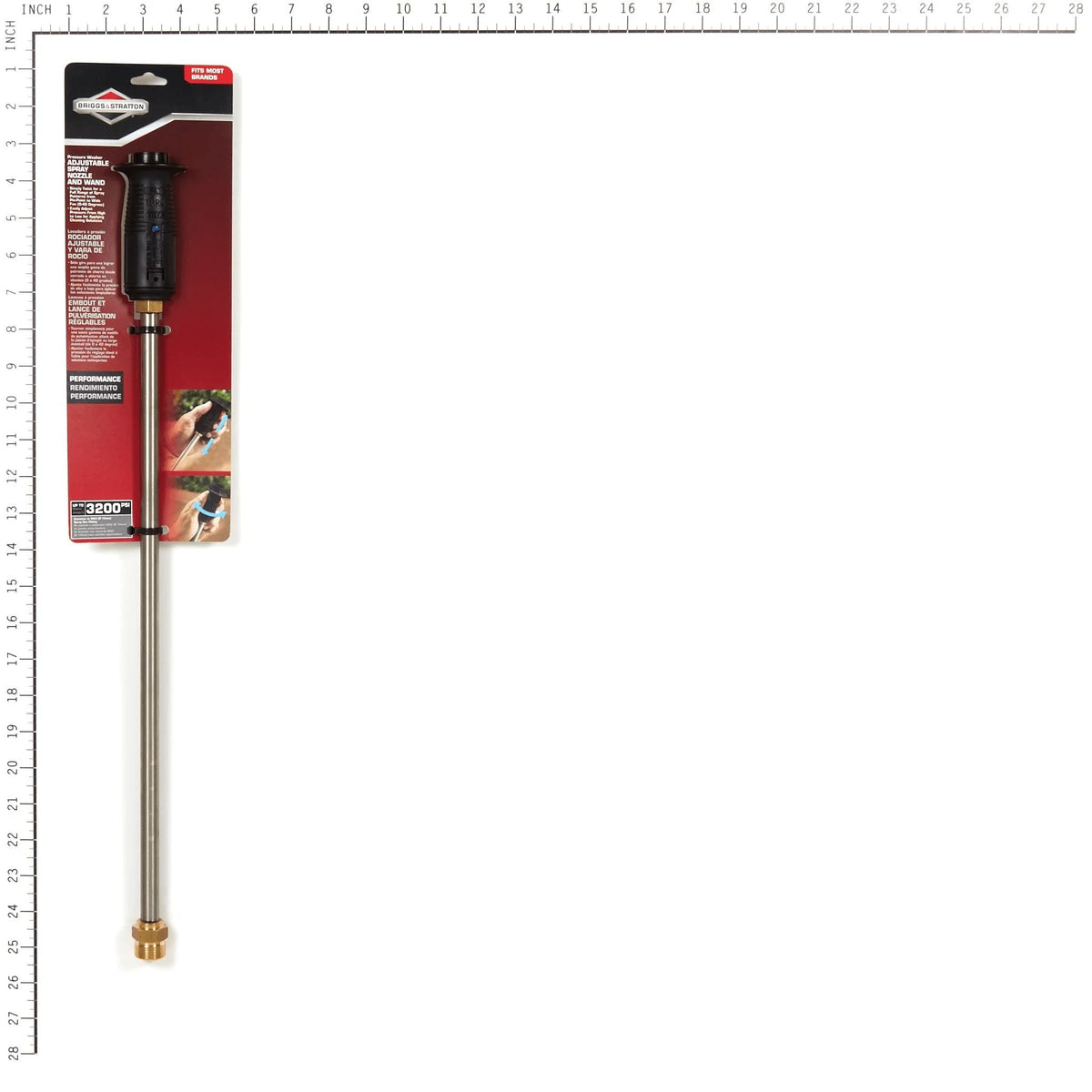 & Stratton Adjustable Spray Nozzle and Wand Compatible with 3000 PSI Gas Pressure Washer, 24-in A0Q2 - product image 6