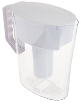 Slim Water Filter Pitcher with Standard Filter, BPA Free, 5 Cup, White J8C4 - product image 1