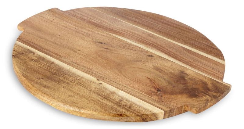 Acacia Wood Lazy Susan Rotating Serving Board, 15-in x 14-in P0D3