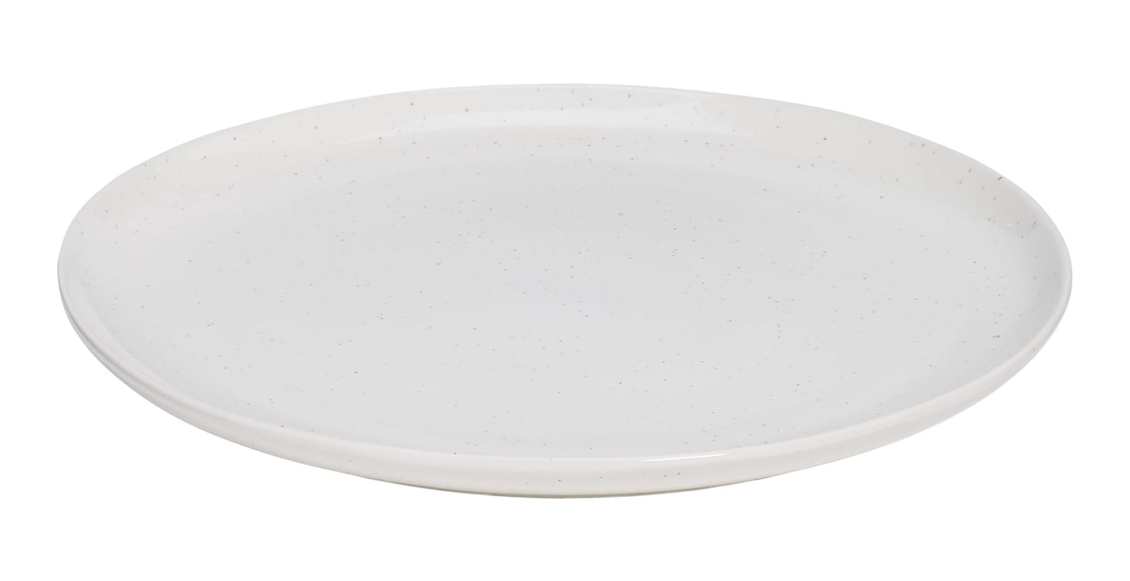 Bettina Glossy Stoneware Salad Plate, 1-pc, White Speckle O6J6 - product image 1