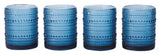Blue Hobnail Glasses, Durable Glass Build, 4-pk R6Z2 - product image 1