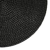 Braided Round Placemats, Black, 15-in Diameter, 4-pk B2Q3 - product image 3
