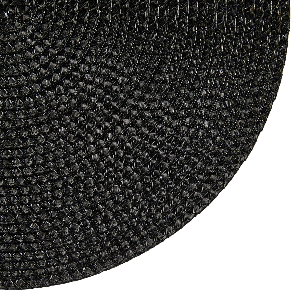 Braided Round Placemats, Black, 15-in Diameter, 4-pk B2Q3 - product image 3