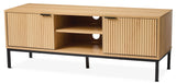 Byward Scallop TV Stand, Oak S2A6 - product image 1