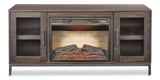 Canmore Media Console Electric Fireplace TV Stand with Fireplace, 54-in, 1400W, Brown A3B0 - product image 1