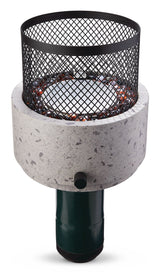 Cinder Round Outdoor Tabletop Gas Fire Pit, 11,000 BTU O0M0 - product image 1
