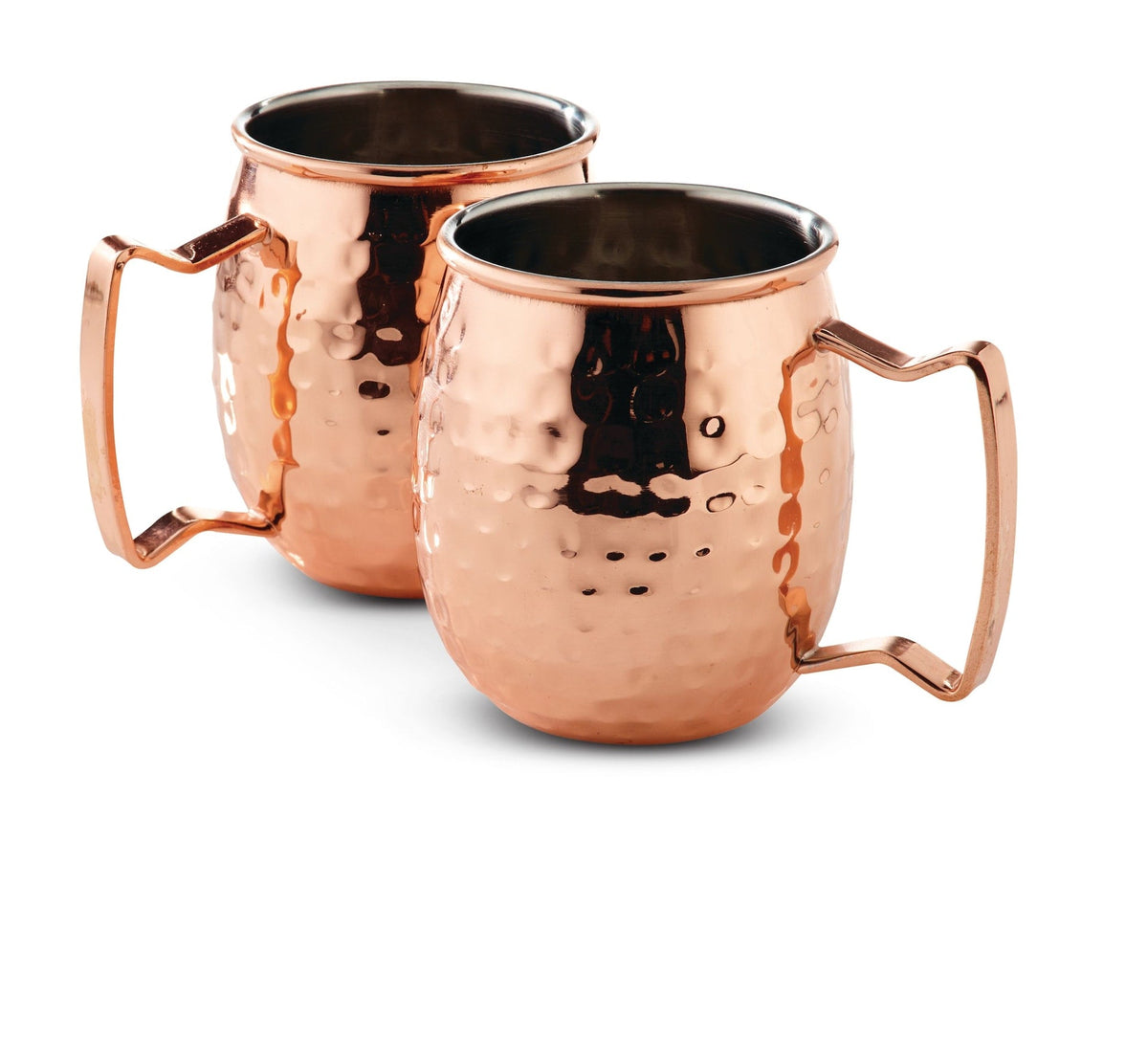 Copper-Plated Stainless Steel Mug Set, 15-oz, 2-pc X5M7 - product image 1