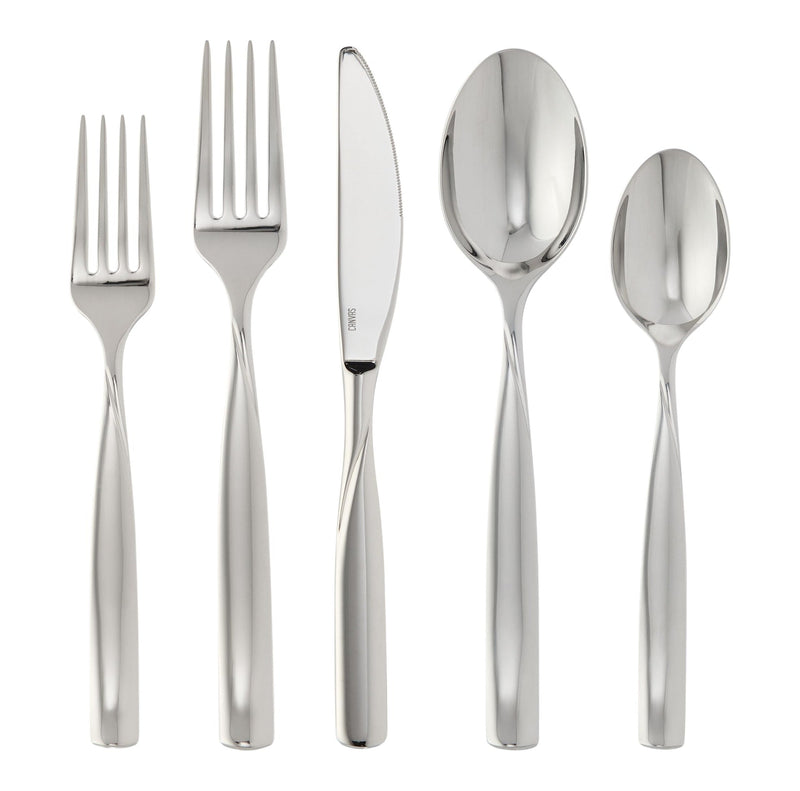 Enfield Twist Flatware Set, Stainless Steel, Serves 4, 20-pc L2O9