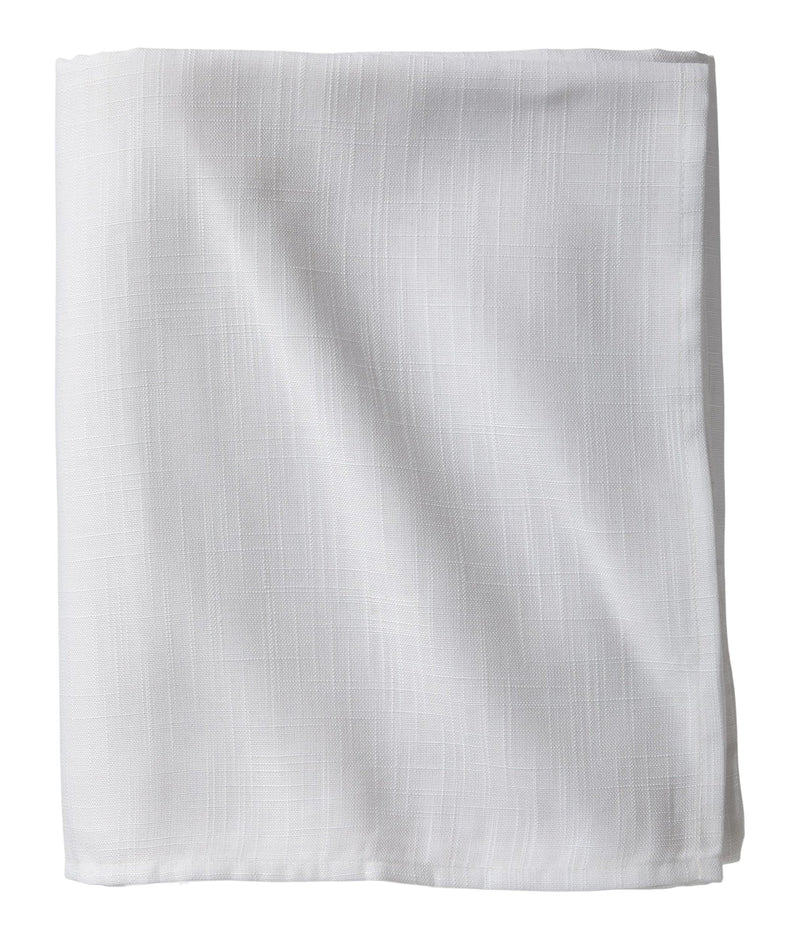 Essential Oatmeal Table Cloth, White, 60-in Width E6I5
