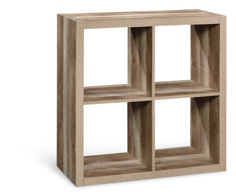 Fraser 4-Cube Storage Organizer, Bookcase/Bookshelf, Light Oak Finish B5T5