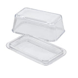 Glass Butter Dish, 1-lb Butter Capacity, With Lid, Dishwasher Safe Q5Z2 - product image 1