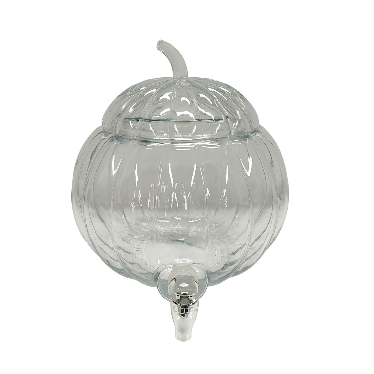 Glass Pumpkin Drink Dispenser, for Fall L3P8 - product image 1