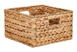 Hazel Square Woven Water Hyacinth Storage Basket D7C4 - product image 1