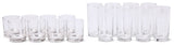 Heavy Base Glassware Tumbler Set, Clear, 11 oz & 15 oz, 16-pc F0B1 - product image 1