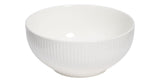 Highbury Ribbed New Bone Low Bowl, 1-pc, White T4M6 - product image 1
