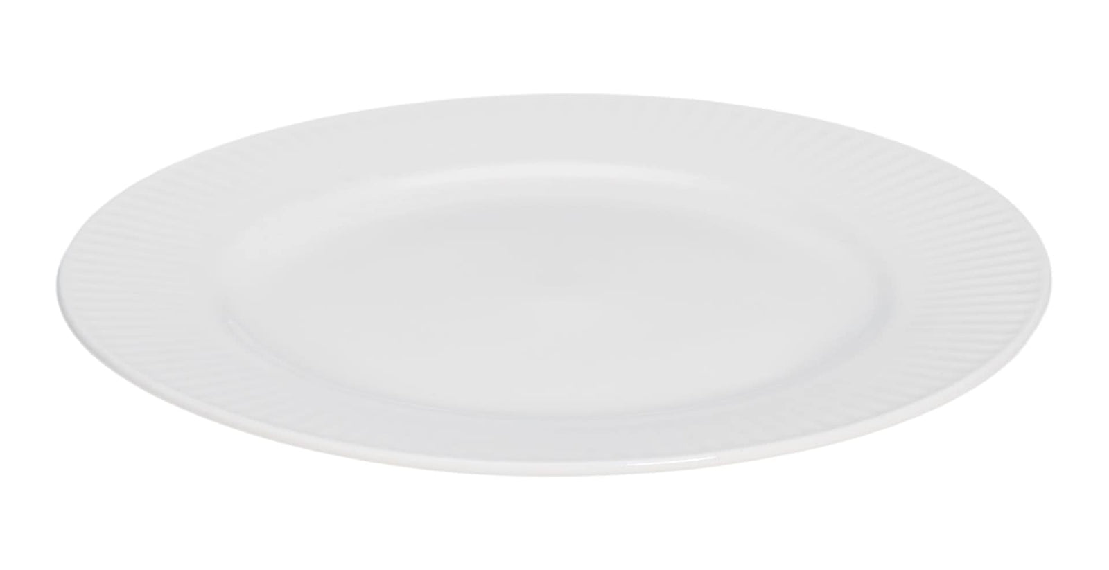 Highbury Ribbed New Bone Salad Plate, 1-pc, White Z9L7 - product image 1