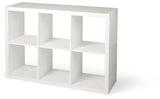 Invermere 6-Cube Storage Organizer, Bookcase/Bookshelf, White H0P1 - product image 1
