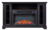 Kingwood Media Electric Fireplace TV Stand, 57-in, 1500W, Includes Remote Control, Brown L4H9 - product image 1