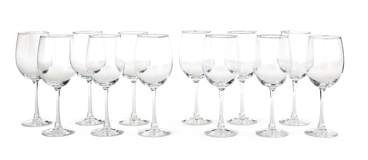 Lead-Free Stemmed Wine Glass Set, 15.5-oz, 12-pk Z3B7 - product image 1