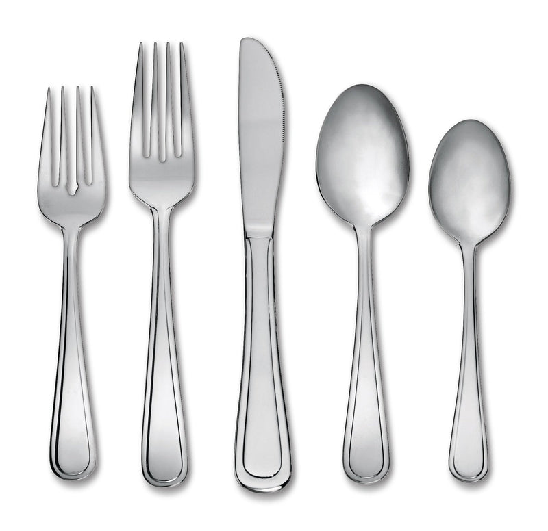 Madison Stainless Steel Flatware Set, Serves 10, 50-pc E0T3