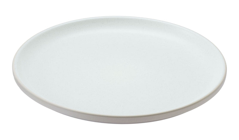Maywood 2-Tone Dinner Plate, 1-pc, White R8W2
