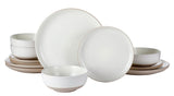 Maywood Speckled Two-Toned Dinnerware Set, Serves 4, 12-pc Z9Y1 - product image 1