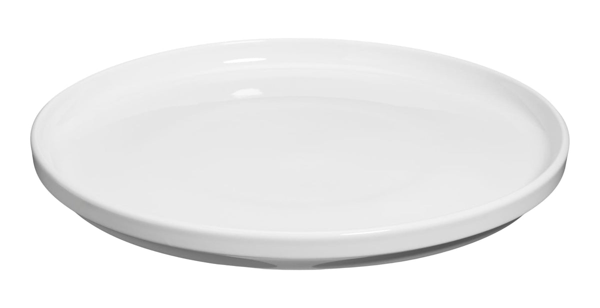 Modern Edge Porcelain Dinner Plate, 10.5-in, White E5K0 - product image 1