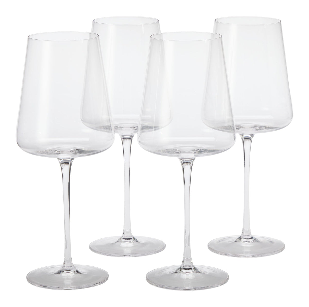 Modern Lead-Free Stemmed Wine Glass Set, 4-pk T1Q5 - product image 1
