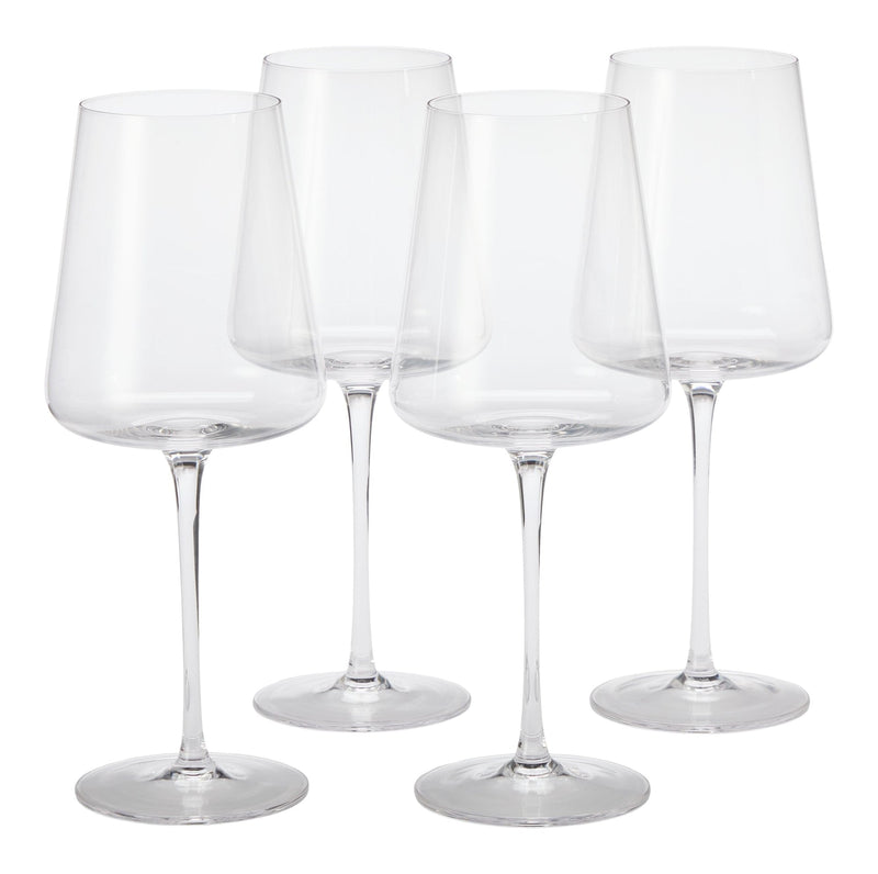 Modern Lead-Free Stemmed Wine Glass Set, 4-pk T1Q5