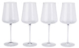 Modern Lead-Free Stemmed Wine Glass Set, 4-pk T1Q5 - product image 2