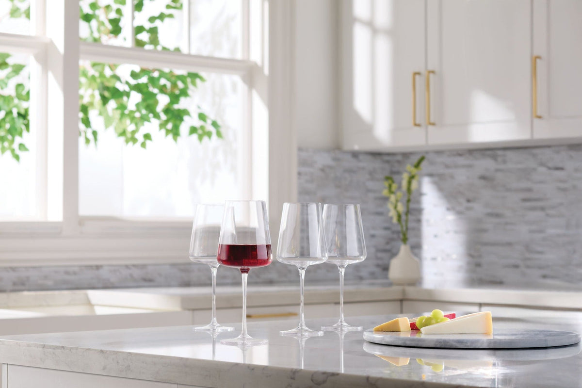 Modern Lead-Free Stemmed Wine Glass Set, 4-pk T1Q5 - product image 5