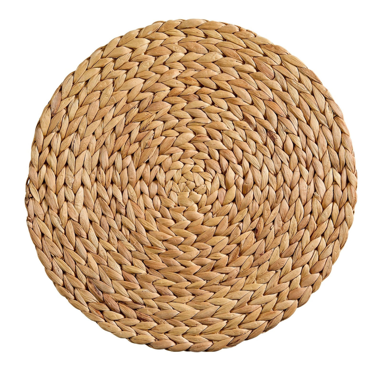 Natural Round Paper Placemat/Charger, Beige, 4-pk F2B2 - product image 2