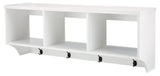 Overbrook Entryway Wall-Mount Organizer, White J0W6 - product image 1
