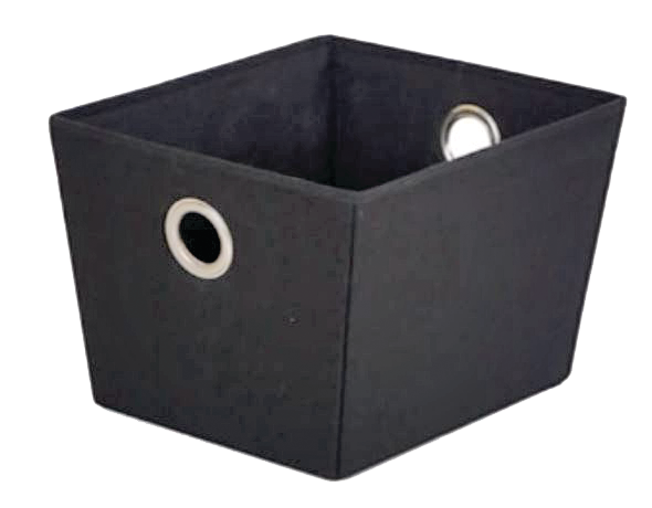 Piper Basket, Black, 13.5 x 11.4 x 8.8-in C5X5