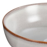 Reactive Glaze Dinner Bowl, 1-pc, White with Reactive Glaze J5S9 - product image 3