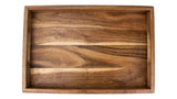 Rectangular Wood Serving Tray with Round Handles, 18-in K4R5 - product image 2