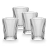 Ribbed DOF Dinner Glass Set, Lead-free, 4-pc N7U5 - product image 1