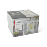 Ribbed DOF Dinner Glass Set, Lead-free, 4-pc C1A2 - product image 4