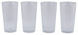 Ribbed High Ball Glass Set, Lead-free, 4-pc Z3L0 - product image 4