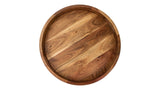 Round Wood Serving Tray with Cut-Out Handles, 16-in N8G9 - product image 3