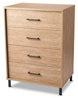 Sarnia 4-Drawer Dresser Chest, Oak K9H5 - product image 1