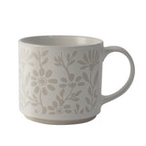 Stackable Floral Stoneware Mug, 16-oz B9L8 - product image 1