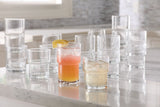 Stacking Glassware Tumbler Set, 12 & 16 oz, 16-pc V6S8 - product image 2