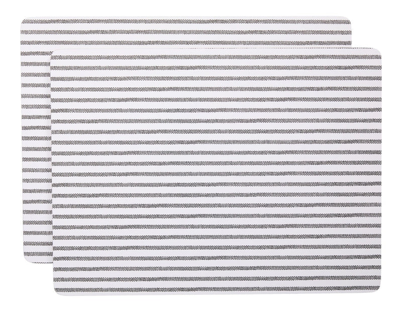 Striped Rectangle Cork Placemat Set, Multi-Coloured, 11-in x 15-in, 2-pk C1Q6