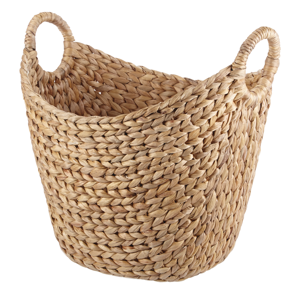 Tess Curved Hand Woven Storage Basket, 16 x 12 x 15-in T0Z2 - product image 1