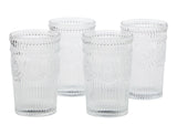 Vintage Embossed Glass Tumbler Set, 4-pk X0O6 - product image 1